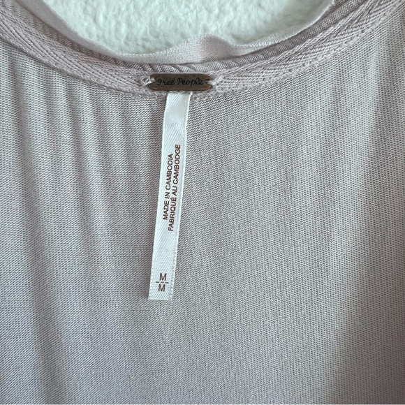 Free People Women’s Birdie Henley in Lilac - Picture 5 of 16
